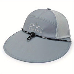 Sun Visor Mens Fishing Hat Cover Face Breathable Fisherman Hat