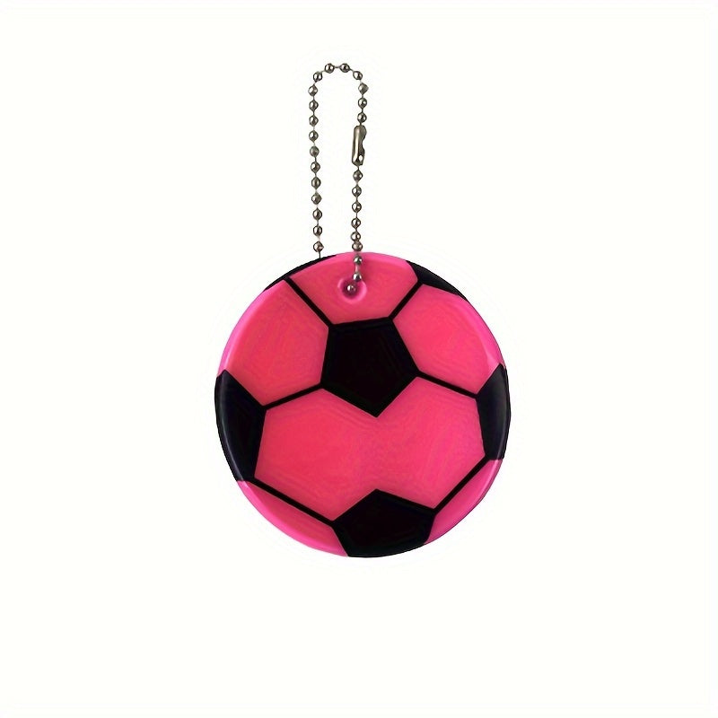Football Reflective Pendant Keychain Bag Backpack Hanging Pendant