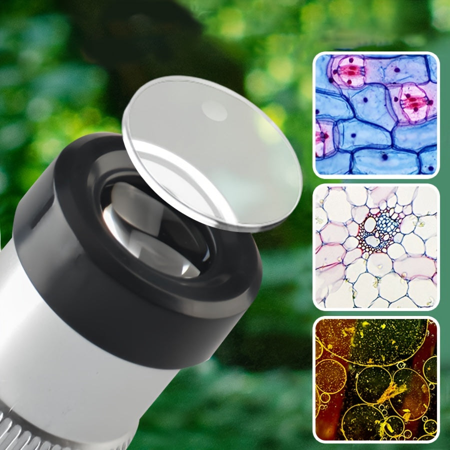 1200X HD Handheld Kids' Microscope Kit w/ LED Light TONAPEETO Science Toy Ages 8