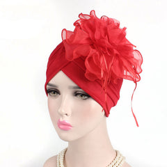 Mesh Lace Turban Cap Beanie Chemotherapy Hat