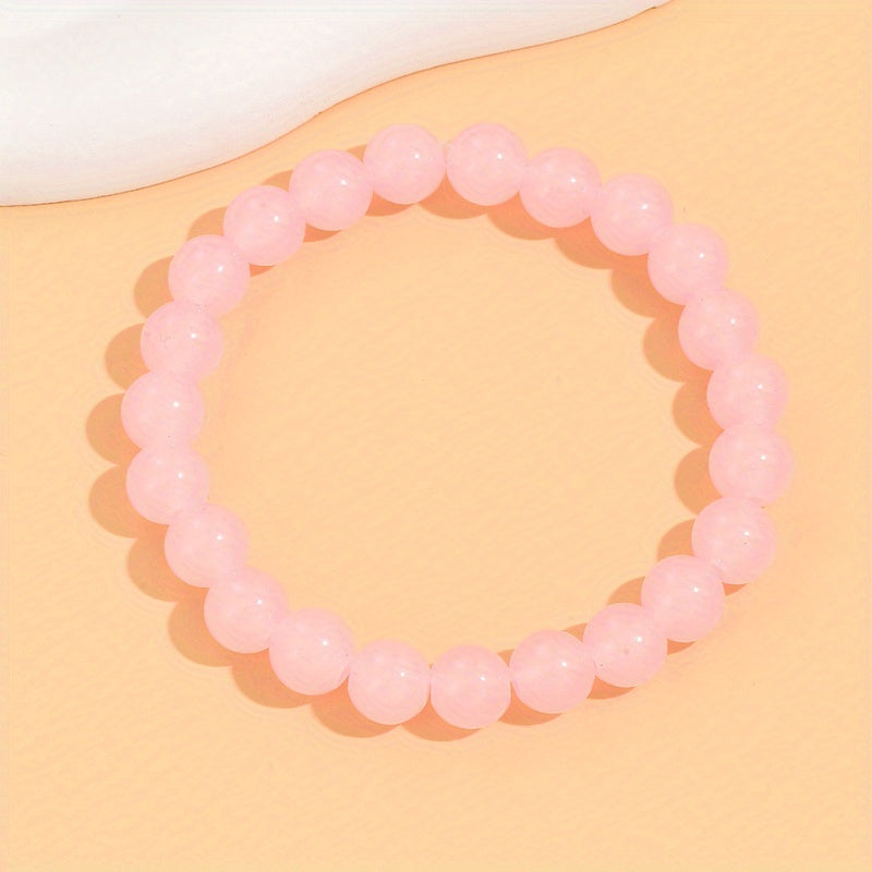 Agate Bead Bracelet for Positive Energy and Balance
