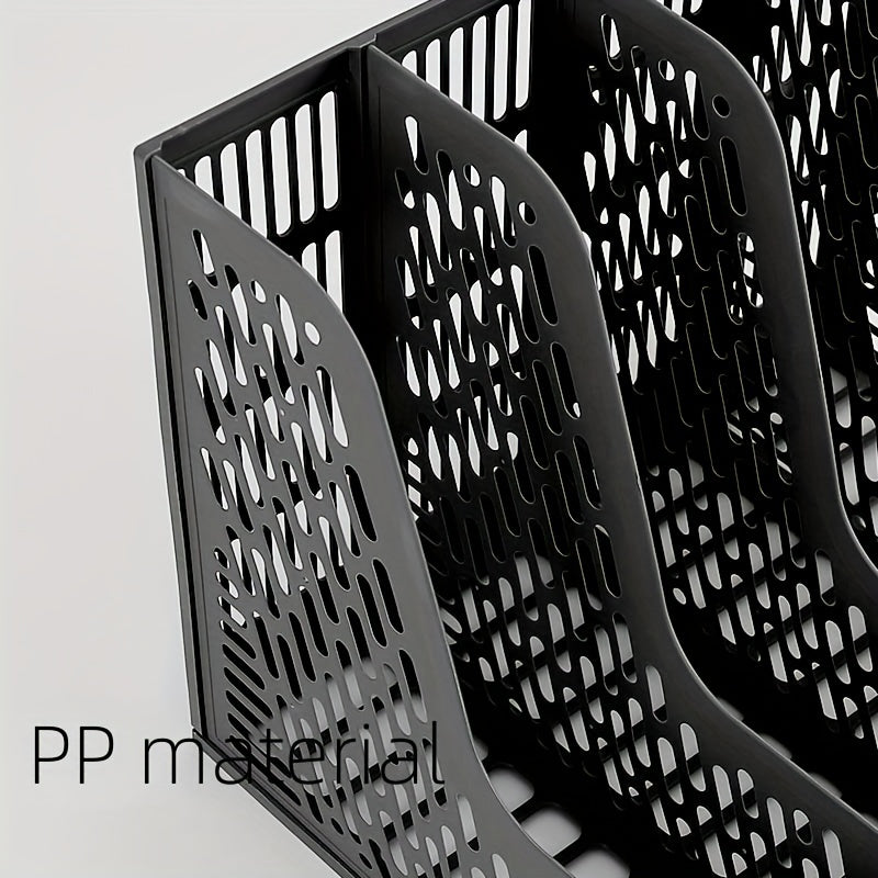 Thickened File Rack Storage Organizer Vertical File Bar Book Paper Desk