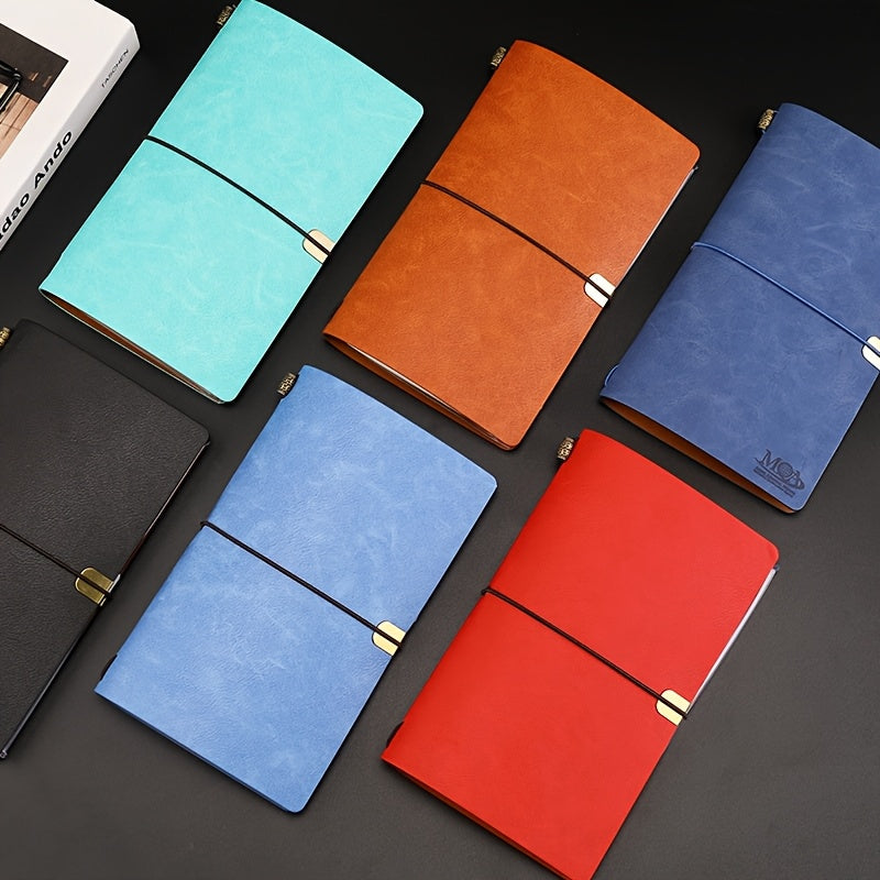 Leather Diary Notebook Executive Journal Plain Paper