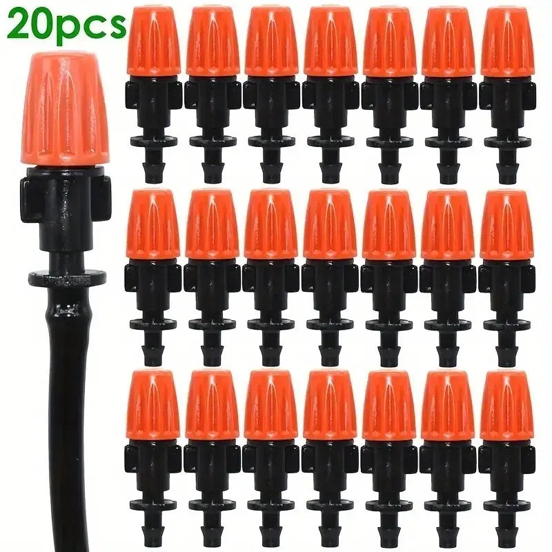 Adjustable Garden Drip Irrigation Misting Atomizing Nozzles