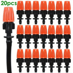 Adjustable Garden Drip Irrigation Misting Atomizing Nozzles