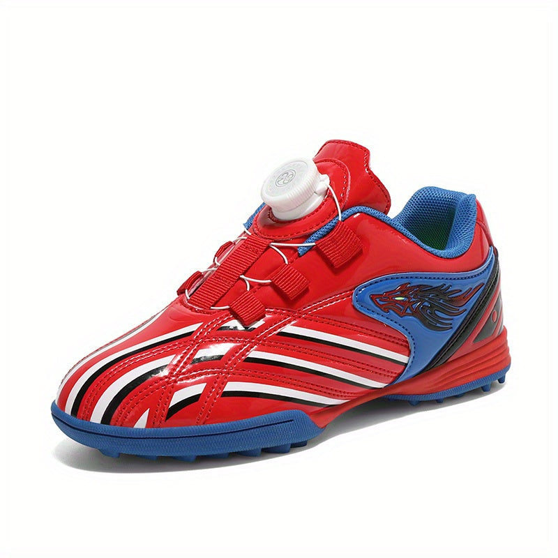 Kids Turf Soccer Shoes Athletic Shock Absorption Non slip Sneakers