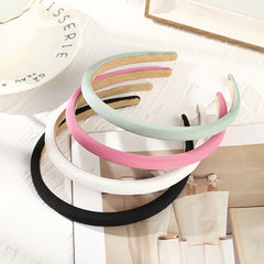 Sponge Headband Retro Style Thin Hair Hoop Non Slip Hairband For Women Girls