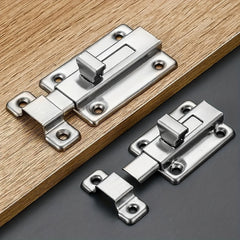 Stainless Steel Double-Headed Door Bolt Push-Pull Lock Barrel Bolt Lock Buckle