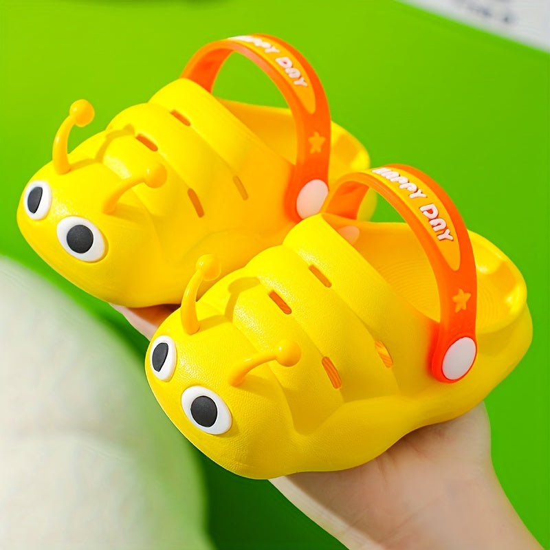 Baby Girl's Cartoon Printed Foam Slides Non Slip Slippers Clogs