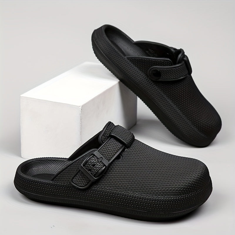 Men's Clogs Closed Toe Sandals Soft Sole Outdoor Mules Garden Shoes