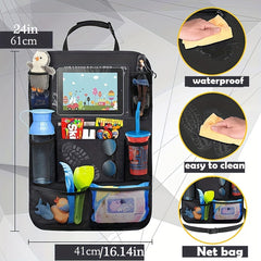 Car Seat Back Pocket Organizer & Tablet Holder
