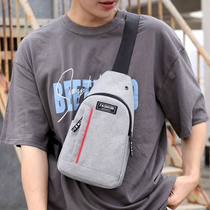 Men's Chest Bag Shoulder Bag Outdoor Sports Waterproof Messenger Bag