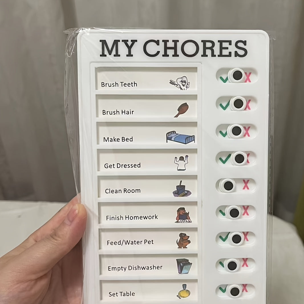 Chore Chart Memo Board Daily Reminder for School Home Office