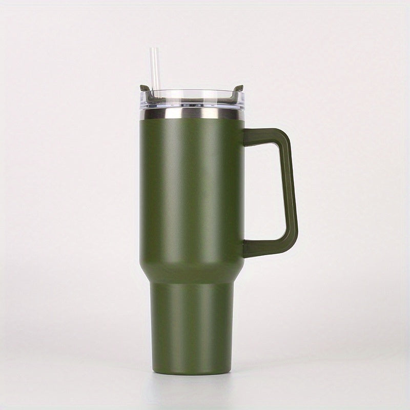 Stainless Steel Insulated Cup With Straw 40oz