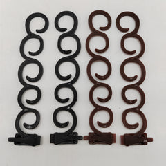 4pcs Hair Styling Clip French Braid Roller Bun Maker