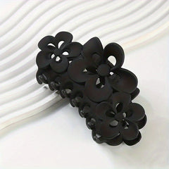 4pcs Matte Flower Hair Claw Style Female Headwear Hair Clips