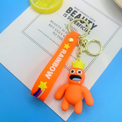 Rainbow Horror Friends Action Figures Keychain Backpack Ornament