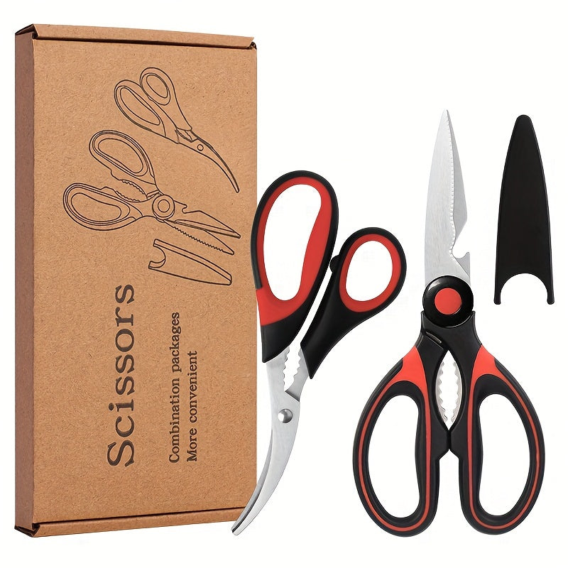 Stainless Steel Kitchen Scissors Powerful Chicken Bone Scissors