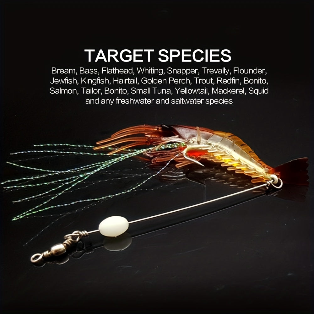 2 76inch Bionic Soft Shrimp Lure for Anglers
