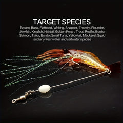 2 76inch Bionic Soft Shrimp Lure for Anglers