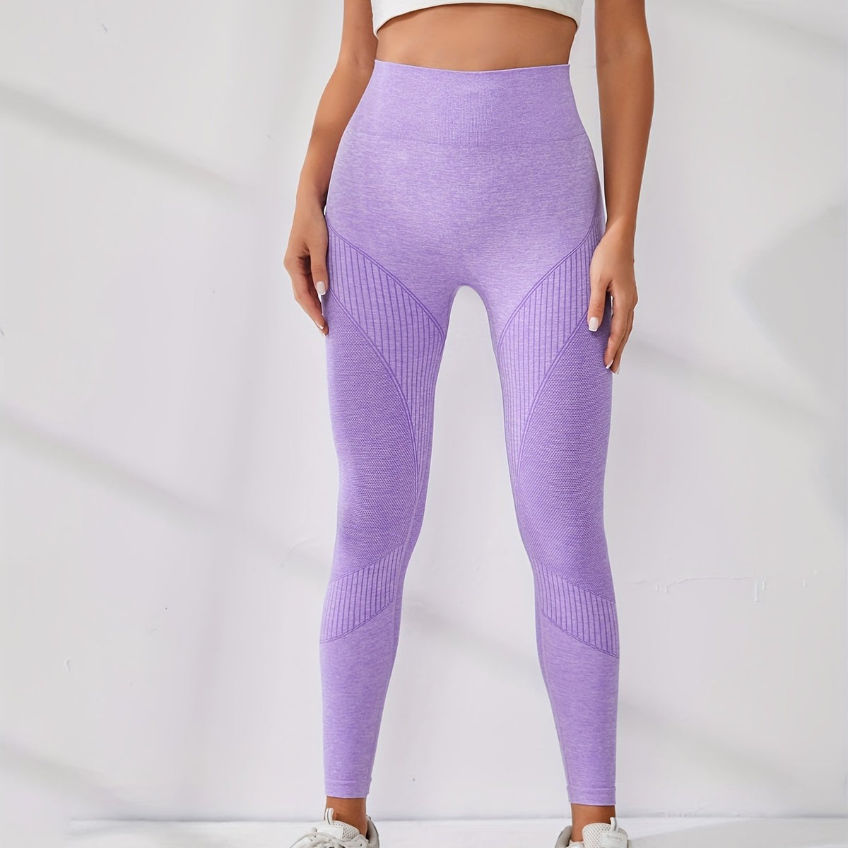 High Waist Yoga Leggings Slim Fit Sports Pants Women's Activewear