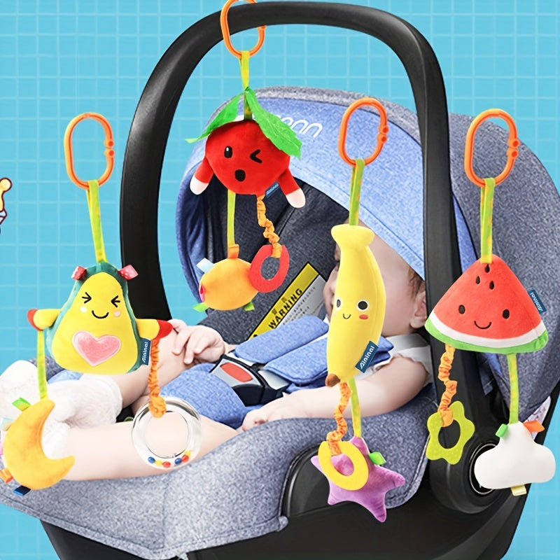 Fruit Baby Wind Chime & Teether Avocado Watermelon Strawberry Banana & More