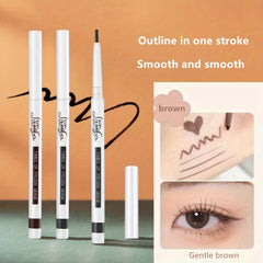 Silky Eyeliner Gel Pen Brown Round Head Smooth Rendering Eyeliner Pen