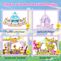 Garden House With Fountain Building Set