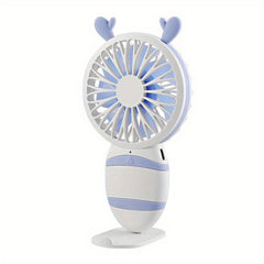 Mini USB Rechargeable Handheld Fan with Phone Holder