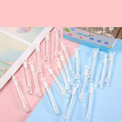 48Pcs Heart Bubble Wands Party Favors for Weddings and Anniversaries