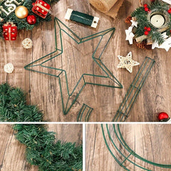 Metal Wire Wreath Frame for DIY Home Art Crafts Christmas Party Decoration