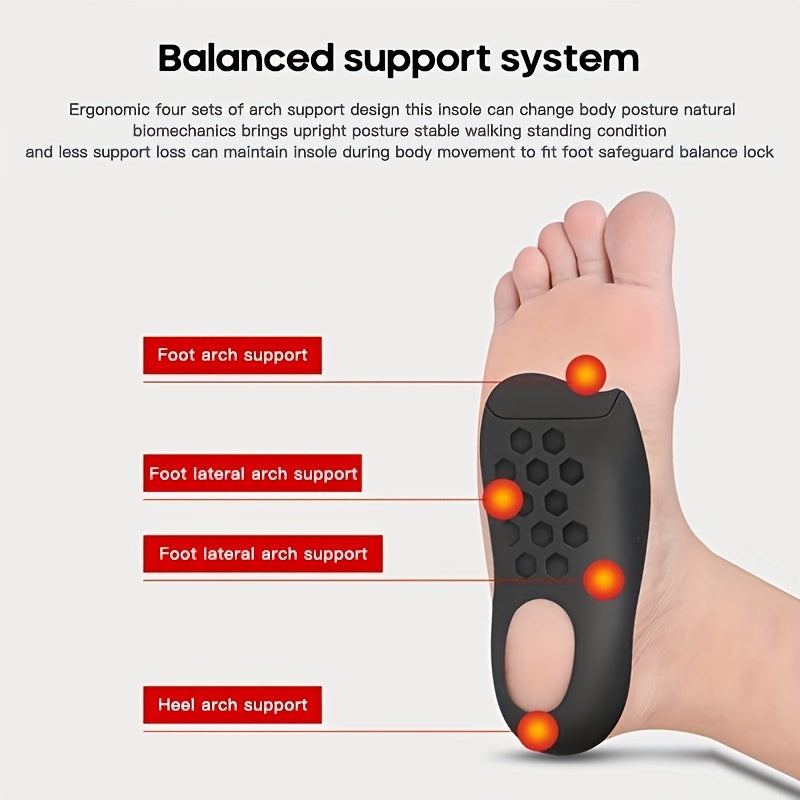 Orthotic Insoles Flat Feet O Shaped Legs Arch Support Shoe Inserts