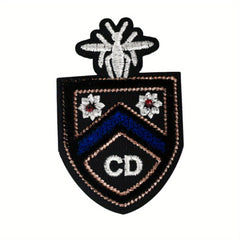 Dark Horseshoe Iron-on Embroidery Patch for Men