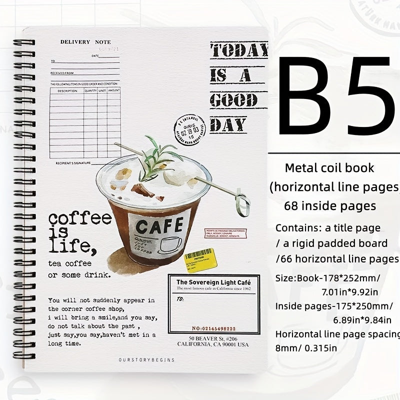 B5 Summer Ice Drink Coil Notebook