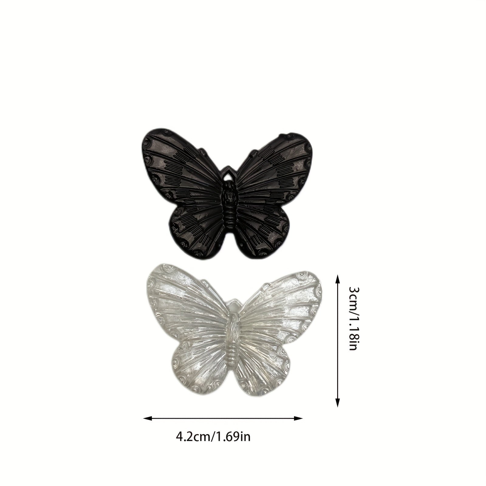 20Pcs Butterfly Shoe Charms For Clogs Garden Shoes DIY Decoration