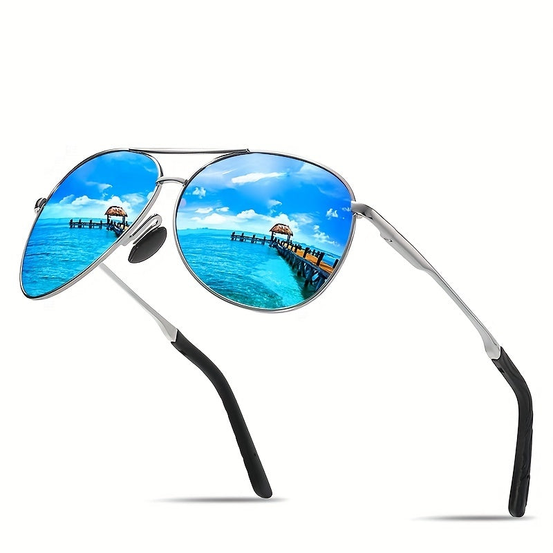 Men's Aviator Polarized Sunglasses Classic Driving Fishing