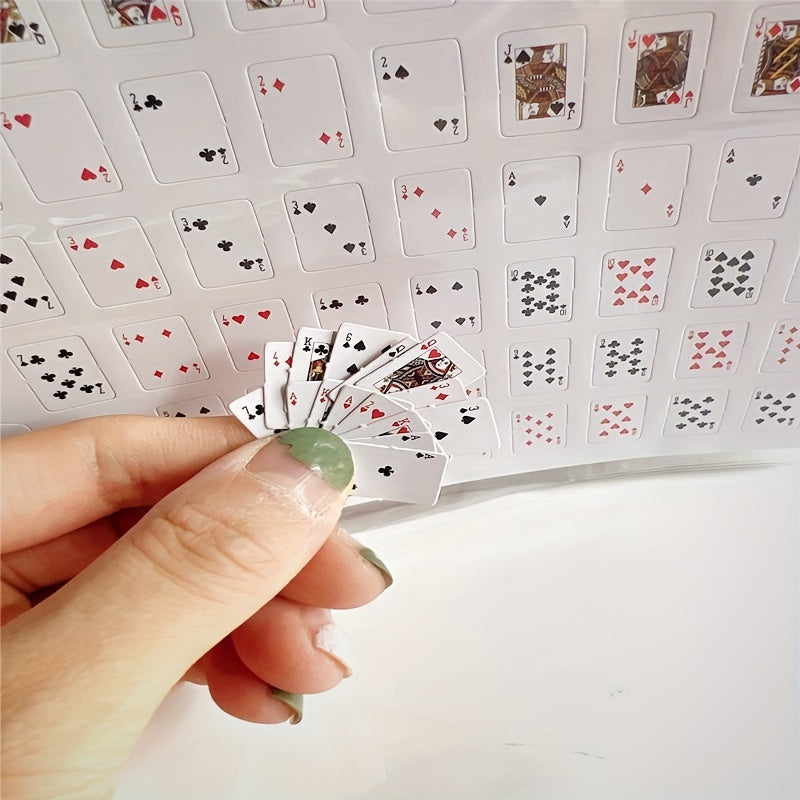 Mini Playing Cards Dollhouse Furniture Accessories Games Poker