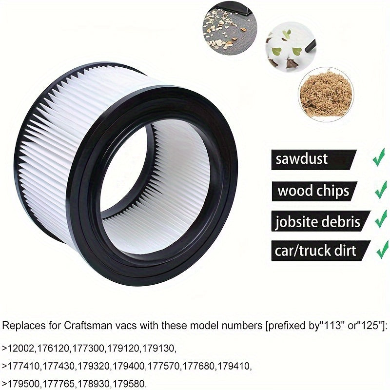 Craftsman 9-17810 Wet Dry Vacuum Filter Replacement