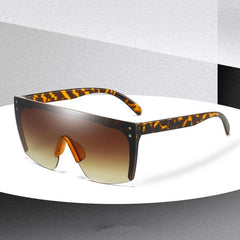 One Piece Large Frame Sunglasses Men Women Nose Support Outdoor Sports FDA