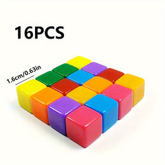 Acrylic Blank Dice Game Dice 6 Sided Right Angle Dice Game Accessories
