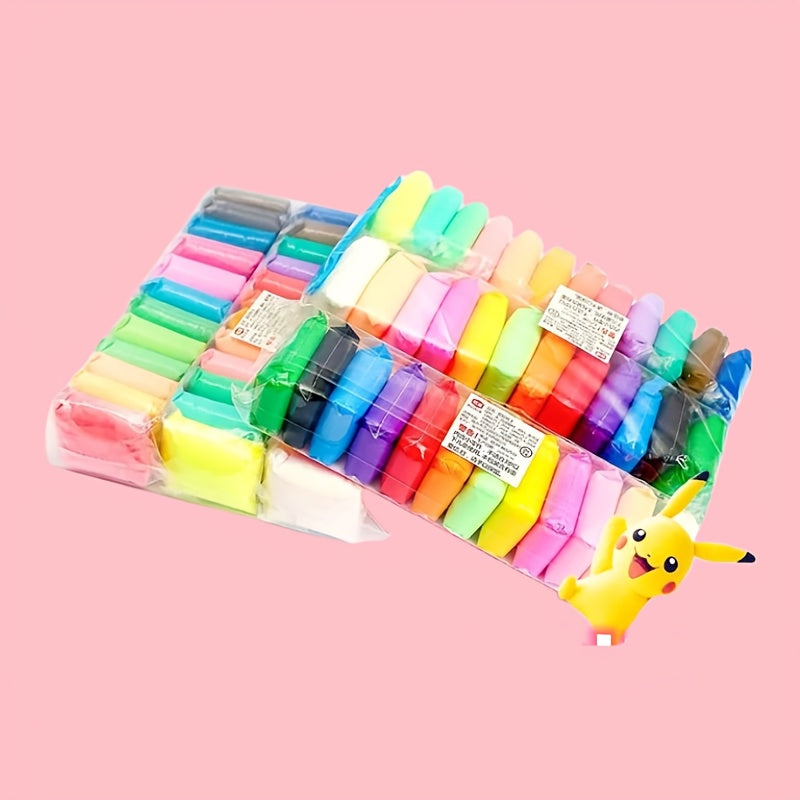24 Colors Ultra Light Clay PVA Safe for Kids DIY Crafting