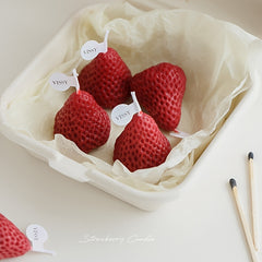 Soybean Strawberry Candles - Perfect Birthday Gift