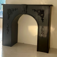 French Corner Flower Ceiling Decoration: PU Line Frame Combination Decor
