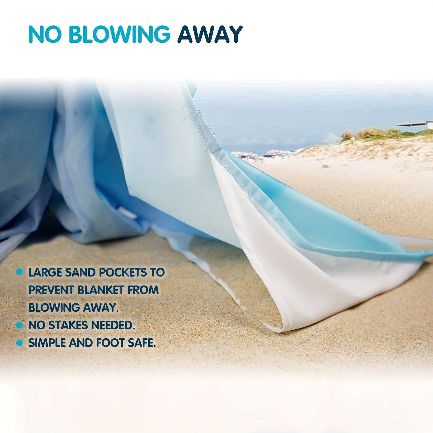 Large Waterproof Beach Mat Outdoor Blanket Portable Mesh Bag Beach Picnic Travel