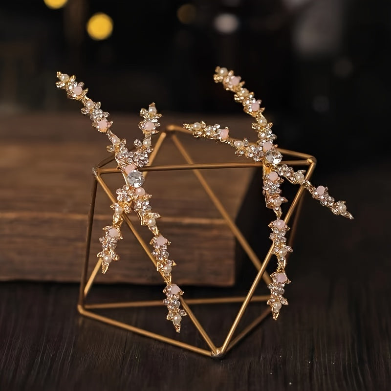 Metal Crystal Hair Clip Rhinestone Side Clip Hair Accessories