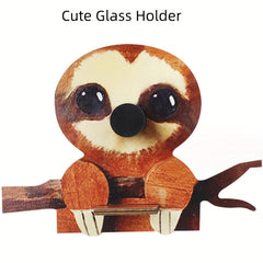 Lovely Animal Wooden Glass Holder 3D Glasses Rack for Retail Stores