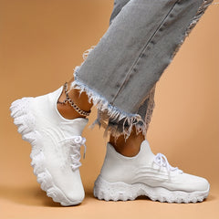 Women's Mesh Breathable Chunky Sneakers Lightweight Sport Shoes