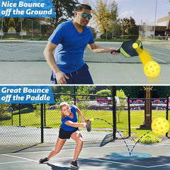 USAPA Approved Outdoor Pickleball Balls 6 Pack Yellow Pickle Balls