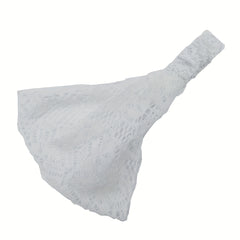 Lace Boho Turban Hairband Stretchy Lace Wide Headband Retro Hair Accessories