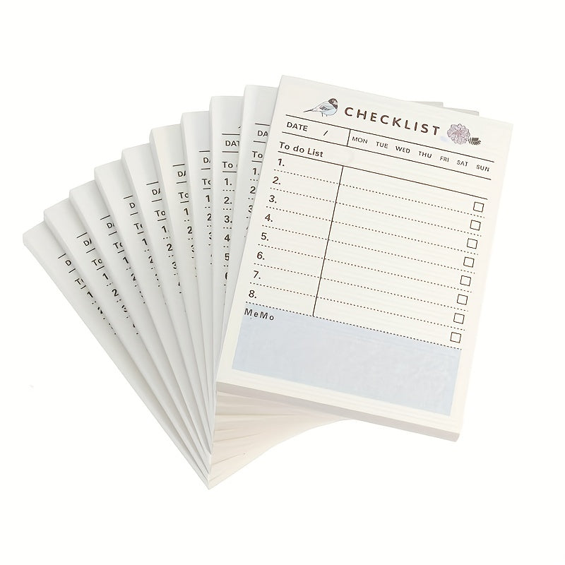 Small To-Do List Sticky Notes and Planner with Checklist Sticky Notes - 2 Sets